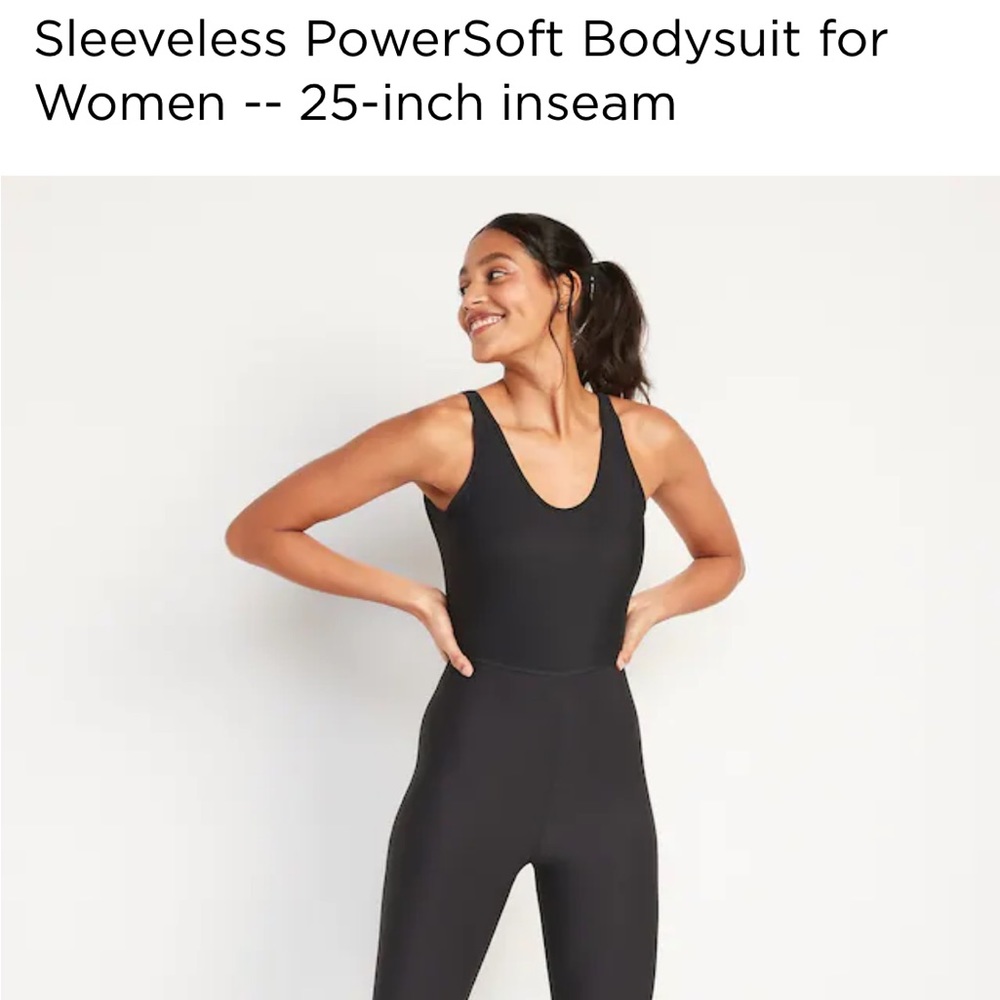 NWT Sleeveless powersoft bodysuit